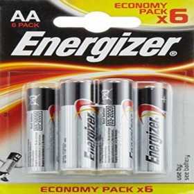 Alkaliska Batterier Energizer E300132800 AA LR6 9 V
