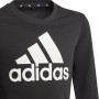 Sweat-shirt sans capuche fille G BL SWT Adidas GP0040 Noir Enfant
