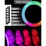 Återuppladdningsbar ljusring för selfies KSIX Smartphone 12W