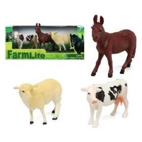 Figurines d'animaux Farm (23 x 20 cm) 28 x 12 cm (3 Unités) (30 pcs)