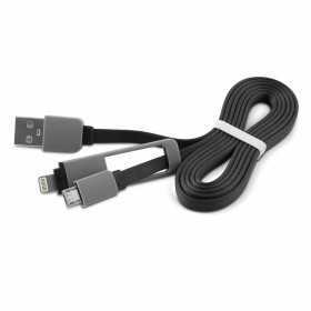 Cable adapter 1LIFE PA2IN1FLAT USB (1 m)