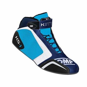 Racing Ankle Boots OMP Shoes Cyan Navy Blue
