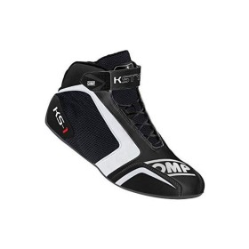 Racing Ankle Boots OMP Shoes Black White