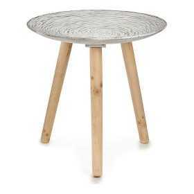 Side table Spirals 40 x 39 x 40 cm Wood Brown White