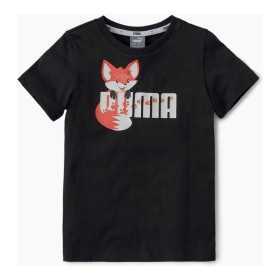 Kurzarm-T-Shirt für Kinder Puma ANIMALS TEE 583348 01 37 27 Schwarz