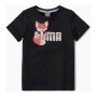 Kurzarm-T-Shirt für Kinder Puma ANIMALS TEE 583348 01 37 27 Schwarz