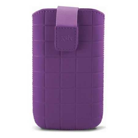 Protection pour téléphone portable KSIX ROMA HL Violet Noir