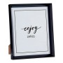 Photo frame 22,2 x 3,5 x 27,3 cm Black Plastic Glass (22,2 x 3,5 x 27,3 cm)