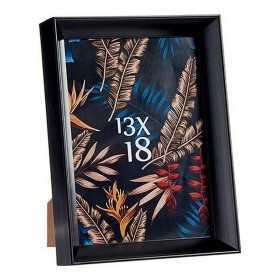 Photo frame 15,2 x 3,5 x 20,2 cm Black Plastic Glass (15,2 x 3,5 x 20,2 cm)