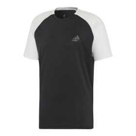 Herren Kurzarm-T-Shirt Adidas CLUB C/B TEE DU0873 Schwarz