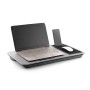 Bärbart skrivbord med XL -kudde för laptop Deskion InnovaGoods