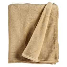 Fleece Blanket 125 x 0,5 x 150 cm Beige