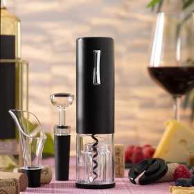 Laddningsbar Elektrisk Korkskruv för Vin med Tillbehör Corklux InnovaGoods