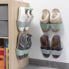Meubles à chaussures avec adhésifs Shohold InnovaGoods Pack de 4 unités