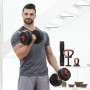 6 in 1 Verstellbarer Hantelsatz mit Trainingsanleitung Sixfit InnovaGoods