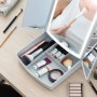 Miroir LED Pliable avec Organisateur de Maquillage 3-en-1 Panomir InnovaGoods