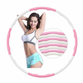 Detachable Foam-covered Fitness Hoop Rosa+wei (Refurbished B)