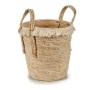 Planter With handles Natural Straw 23 x 30 x 22 cm