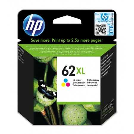 Original Ink Cartridge HP 62XL Cyan/Magenta/Yellow Yellow Cyan Magenta Multicolour