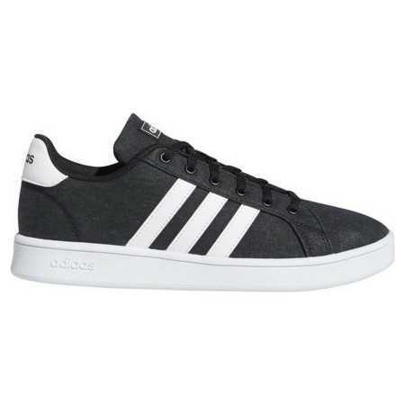 Chaussures de Sport pour Enfants Adidas Grand Court Noir Unisexe