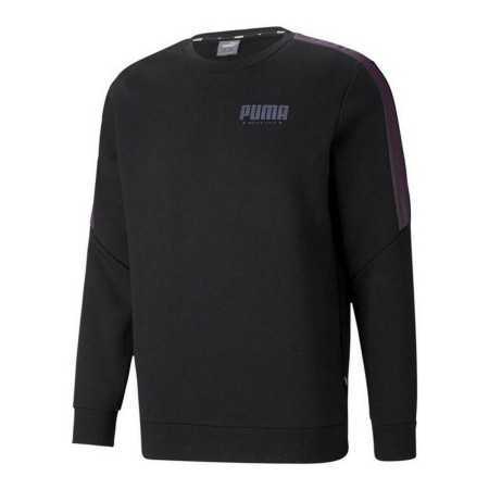 Sweatshirt without Hood Puma Cyber Black