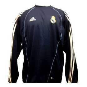 Sweat sans capuche homme Adidas Real Madrid CF Bleu Football