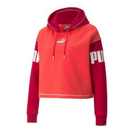 Hoodie Puma Power Fl Red