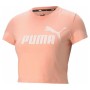 T-shirt Puma Essentials Slim Logo Rosa Lax