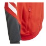 Kinder-Trainingsanzug Adidas Training XFG 3 Stripes Rot Dunkelgrau