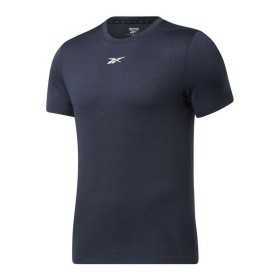 Short-sleeve Sports T-shirt Reebok Workout Ready Dark blue