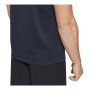 Short-sleeve Sports T-shirt Reebok Workout Ready Dark blue