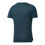 Herren Kurzarm-T-Shirt Reebok Workout Ready Supremium Türkis