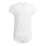 Barn T-shirt med kortärm Adidas Aeroready Bold Vit