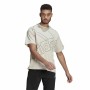 T-shirt med kortärm Herr Adidas Giant Logo Beige