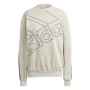 Tröja utan huva Dam Adidas Giant Logo Beige