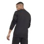 Men’s Sweatshirt without Hood Reebok Essentials Vector Black