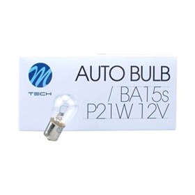 Car Bulb M-Tech MT-Z14/10 21W White 12 V 10 uds BA15S