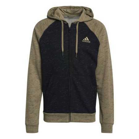 Sportjackefür Herren Adidas Essentials Mélange Schwarz