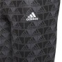 Leggings de Sport Adidas Essentials Logo Gris