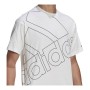 Men’s Short Sleeve T-Shirt Adidas Giant Logo White