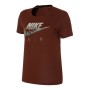 Herren Kurzarm-T-Shirt Nike Dri-FIT Braun