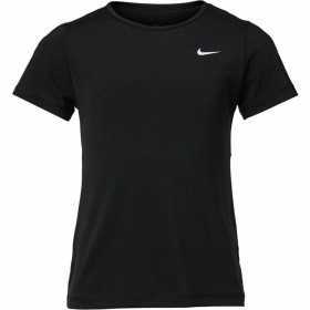 Barn T-shirt med kortärm Nike Pro Svart 92 % Polyester 8 % Spandex
