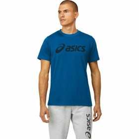 T-shirt med kortärm Herr Asics Big Logo Blå