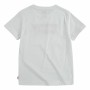 Barn T-shirt med kortärm Levi's Batwing Vit Unisex