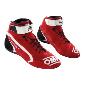 Racing Ankle Boots OMP IC/82406145 Size 45 Rojo/Blanco
