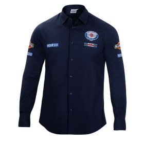 Chemise à manches longues homme Sparco Martini Racing Taille L Blue marine