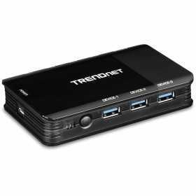 Switch Trendnet TK-U404 USB Schwarz