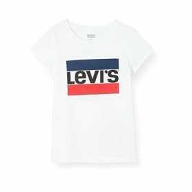 T-shirt med kortärm Barn Levi's E4900 Vit