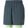 Herren-Sportshorts Puma Running 2 in 1 Schwarz