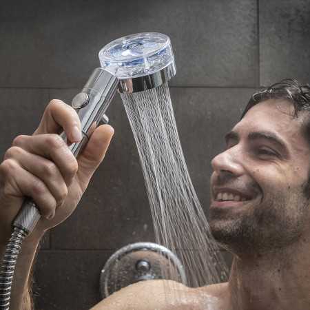 Douche Écologique avec Hélice à Pression et Filtre Purificateur Heliwer InnovaGoods